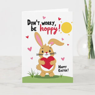 Tarjeta de primavera Be Hoppy