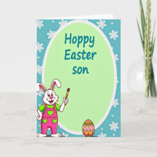 Tarjeta de primavera con patrón de corazón