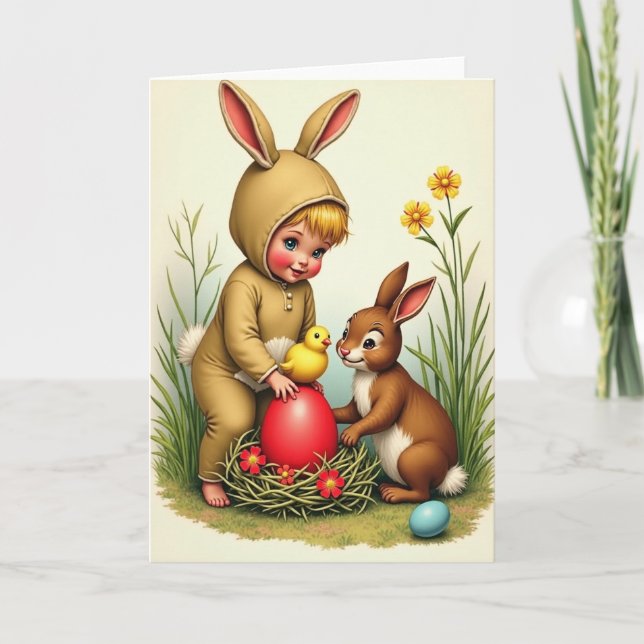 Tarjeta de primavera de nuevos comienzos (Anverso)