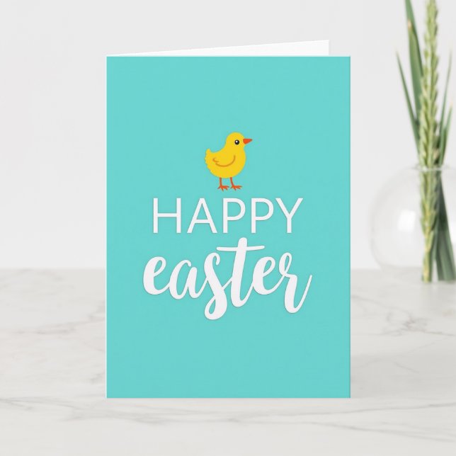 Tarjeta de primavera de pájaro amarillo (Anverso)