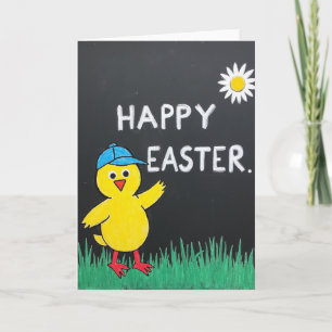Tarjeta de primavera feliz para principiantes