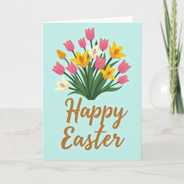 Tarjeta de primavera Floral Blossom (Anverso)