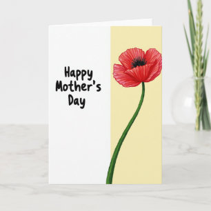 Tarjeta de primavera floral dividida