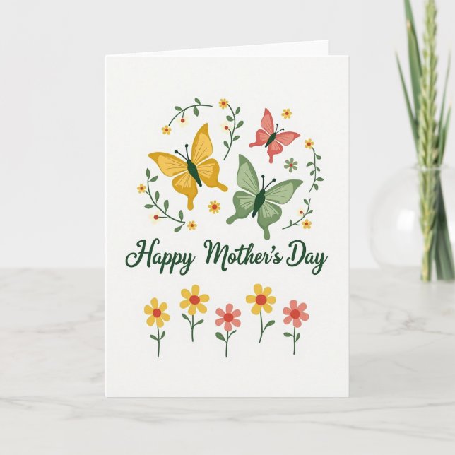 Tarjeta de primavera pensando en ti (Anverso)