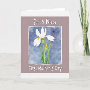 Tarjeta de Primer Día de la Madre de la Sobrina