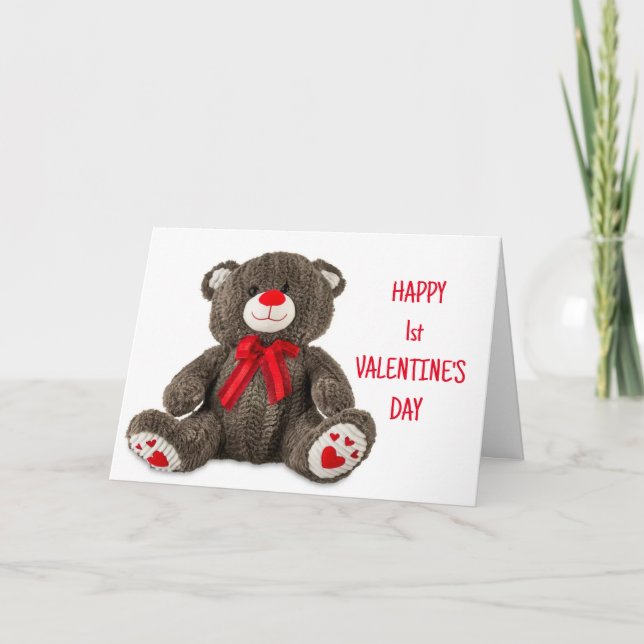 TARJETA DE "PRIMER EL DÍA DE SAN VALENTÍN" DE BABY (Anverso)