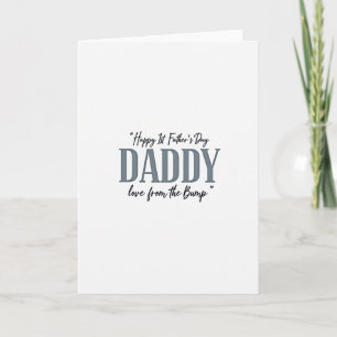Tarjeta de primer golpe del Día del Padre