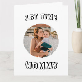 Tarjeta de primera vez 1.ª Mamá Madre para el Día 
