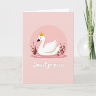 Tarjeta de Princesa Cisne Dulce