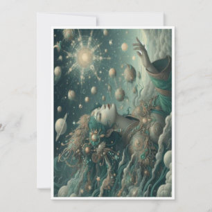 Tarjeta de princesa de jade espiritual