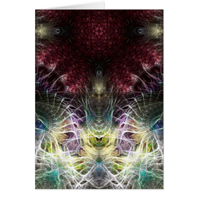 Tarjeta de príncipe fractal (Frente)