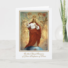Tarjeta de Profesión Religiosa de Votos de Monjas 