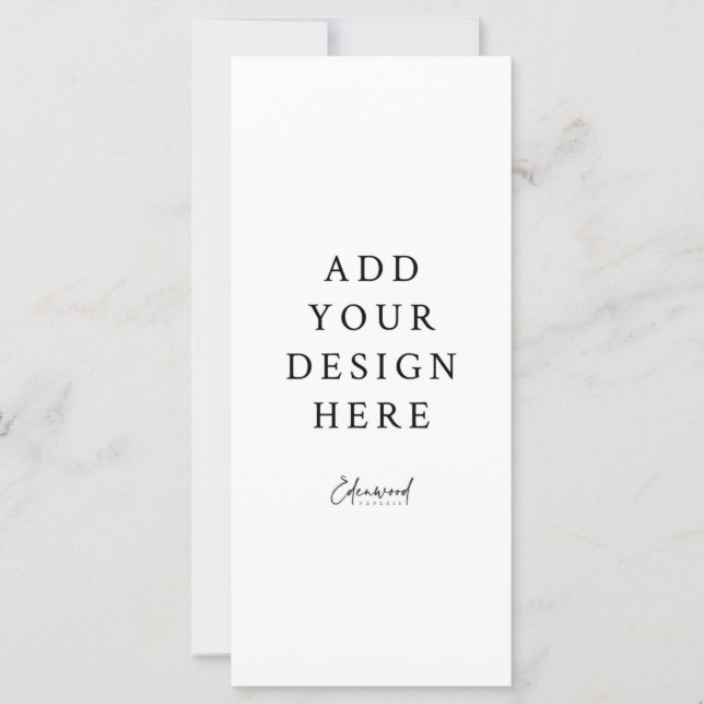 Tarjeta de programa 4x9" (Anverso)