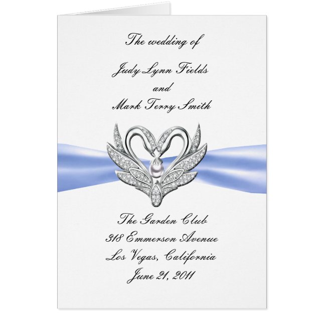 Tarjeta de programa Cinta Azul Plata Swans (Frente)