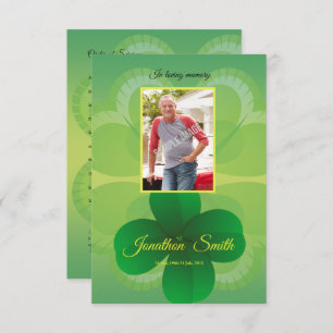 Tarjeta de programa conmemorativo