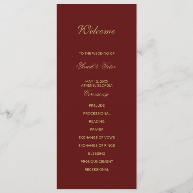 tarjeta de programa de doble cara para navidades (Anverso)