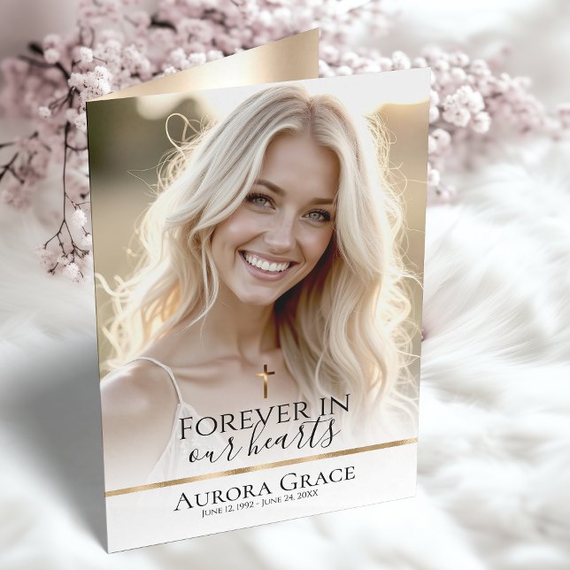 Tarjeta de programa funeral Personalizado de la Se (Subido por el creador)