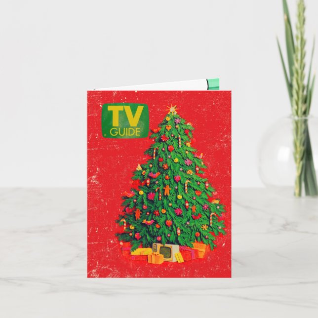 Tarjeta de programas de Navidad favoritos en TV (Anverso)
