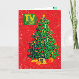 Tarjeta de programas de Navidad favoritos en TV