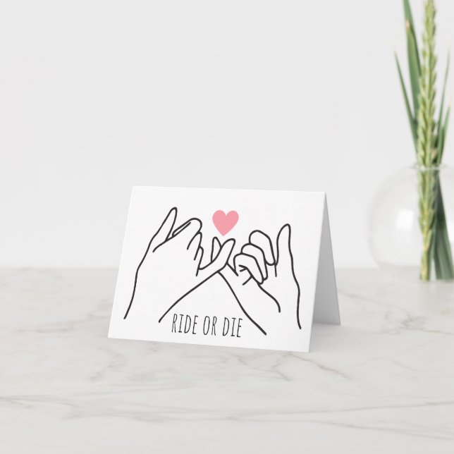 Tarjeta de Promesa de Viaje o Muerte Pinkie (Anverso)