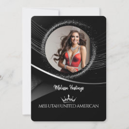 Tarjeta de Promoción de Concurso Premium Diamond D