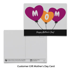 Tarjeta de promoción del Día de la Madre: Corazón 