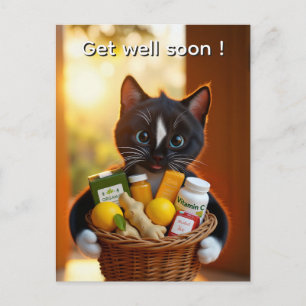 Tarjeta de Pronta Recuperación   Canasta de Regalo