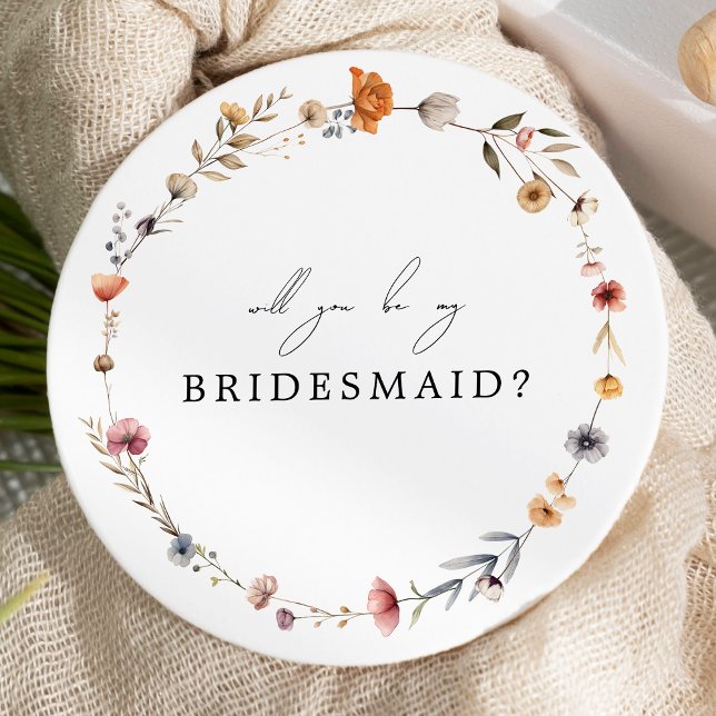 Tarjeta de propuesta de Boda floral colorida para  (Subido por el creador)