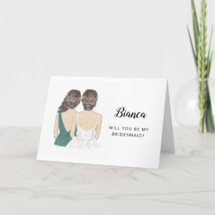 Tarjeta de Propuesta de Dama de Honor