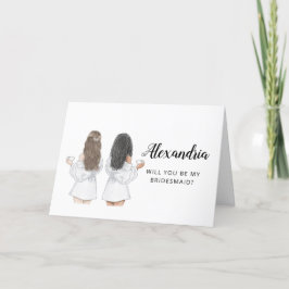 Tarjeta de propuesta de dama de honor