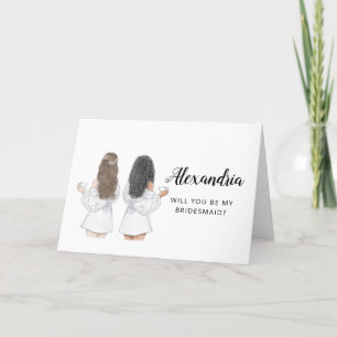 Tarjeta de propuesta de dama de honor