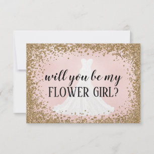 Tarjeta de propuesta de dama de honor de novia con