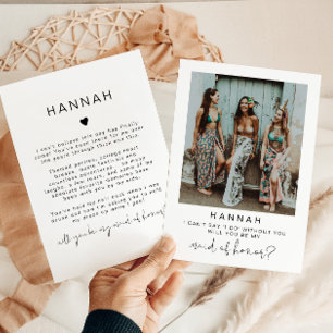 Tarjeta de propuesta de foto mínima de ADELLA