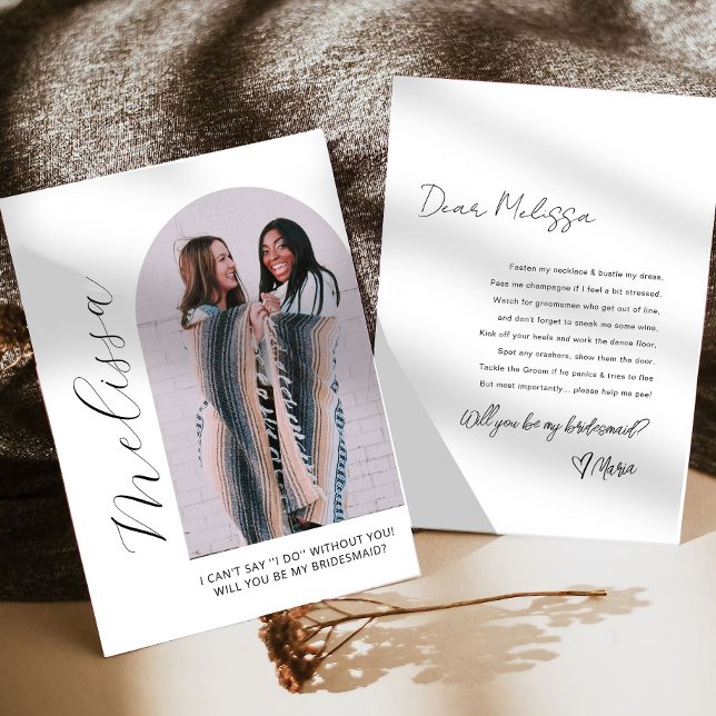 Tarjeta de propuesta de fotografía de la dama de h (Subido por el creador)