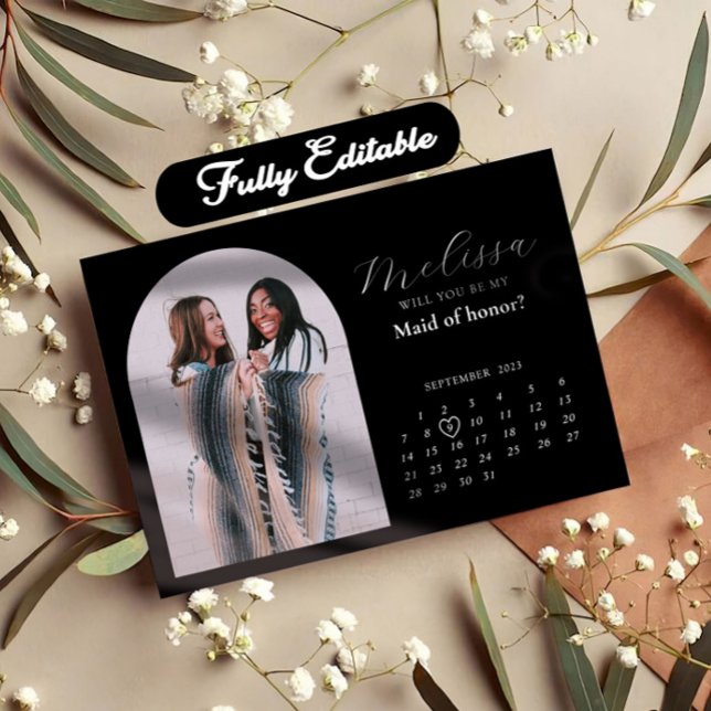 Tarjeta de propuesta de la dama de honor del arco  (Subido por el creador)