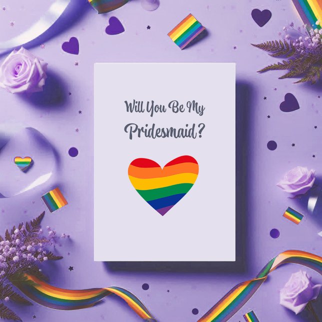 Tarjeta de propuesta de la dama de honor Rainbow H (Subido por el creador)