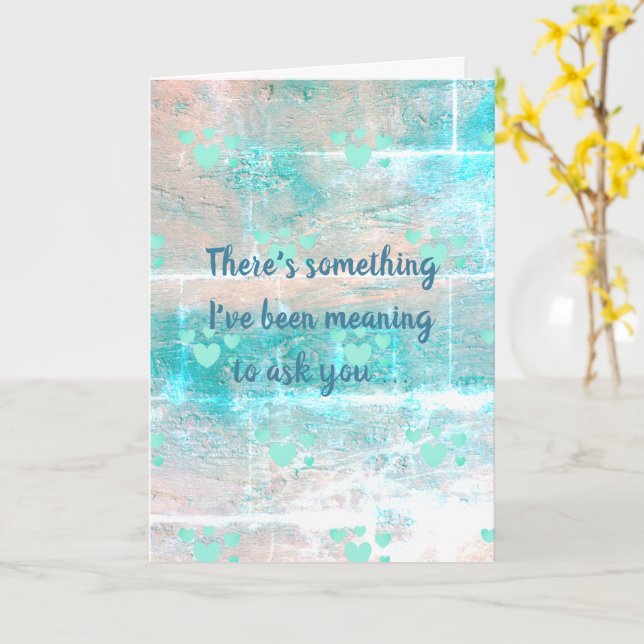 tarjeta de propuesta de matrimonio de dalDesignNZ (flor amarilla)