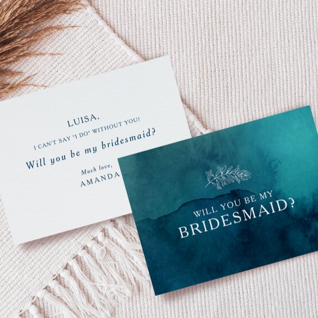Tarjeta de propuesta de Moody Ocean Watercolor Bri (Subido por el creador)