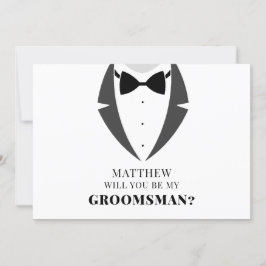 Tarjeta De Propuesta De Padrino De Boda