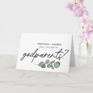 Tarjeta de propuesta de padrinos ¿Quieres ser mis 