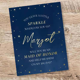 Tarjeta de propuesta de seña de honor para celebri