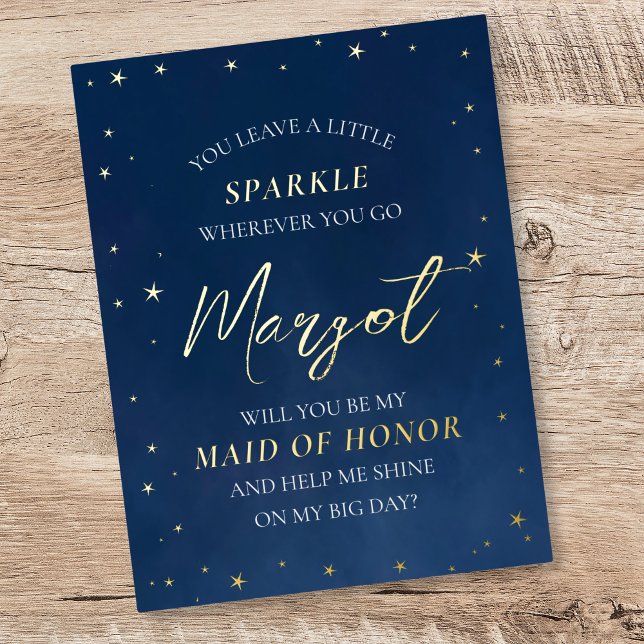 Tarjeta de propuesta de seña de honor para celebri (Subido por el creador)