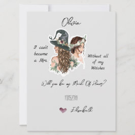 Tarjeta de propuesta editable de la fiesta de las 