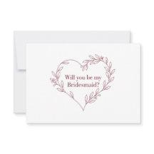 Tarjeta de propuesta elegante minimalista para Bra