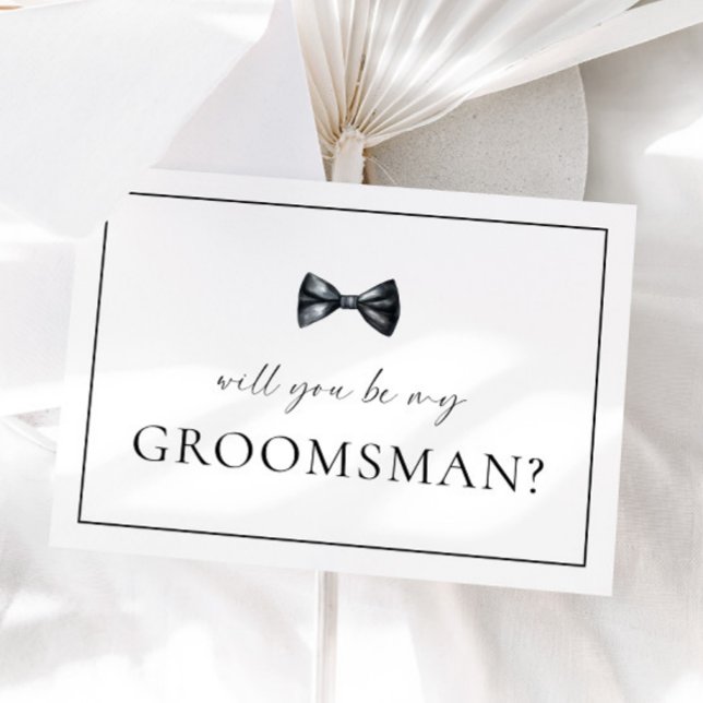 Tarjeta de propuesta Groomsman (Subido por el creador)