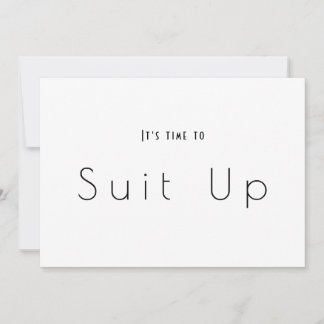 Tarjeta de propuesta Groomsman