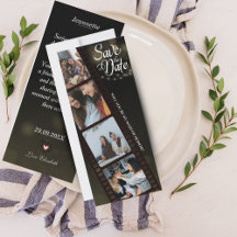 Tarjeta de propuesta Maid of Honor con 4 Collages