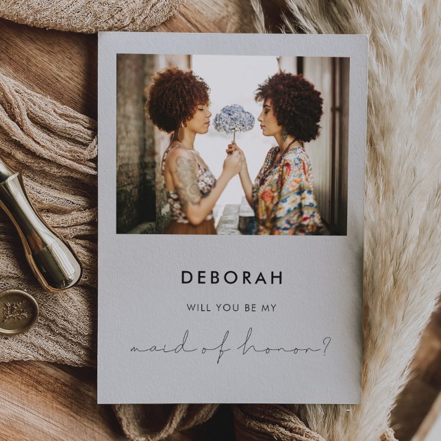 Tarjeta de propuesta minimalista manuscrita de la  (Subido por el creador)