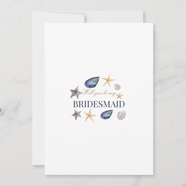 Tarjeta de propuesta para la dama de honor Tropica (Anverso)