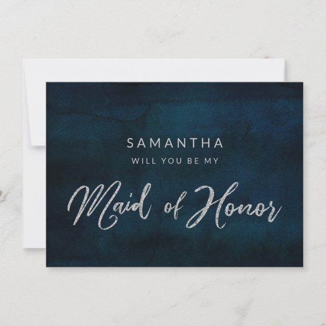 Tarjeta de propuesta para la empleada doméstica az (Anverso)